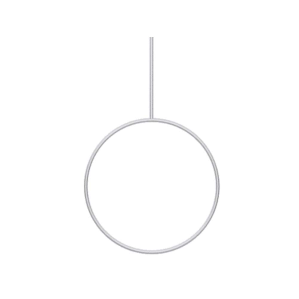 JKJZSALJ Adjustable Hanging Clothing Rack, Clothes Rack For Retail Store,Metal Business Clothing Display Rack Ceiling Hanger For Boutique,Silver,round
