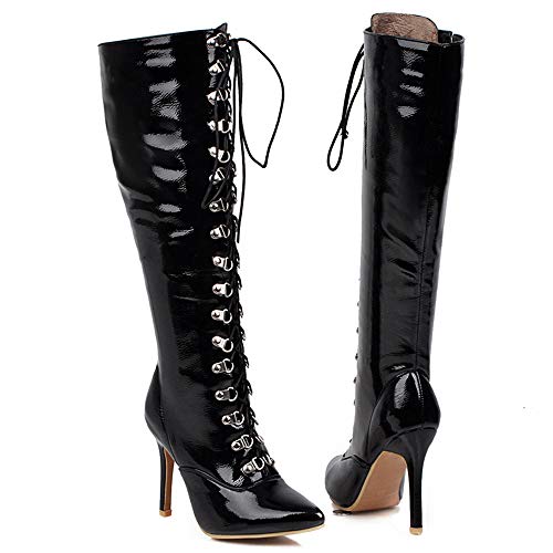 Si Diosa Donne Moda Stivali Ginocchio Stiletto