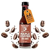 Butterfly Bakery of Vermont - Maple Coffee Hot Sauce, Medium Heat, Smoky, Sweet & Savory, Made with Vermont-Grown Red JalapeΓ±os, Maple Syrup, and Dark Roasted Coffee - Vegan & Vegetarian, 5 fl oz