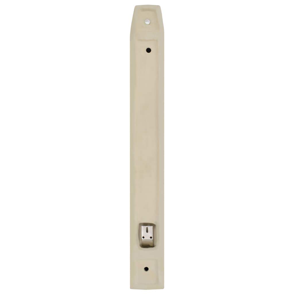 Urinario separador de cerámica blanco montaje en pared 86 cm largo 39 cm ancho con material de montaje para baño invitados aseo comercial higiene y renovación