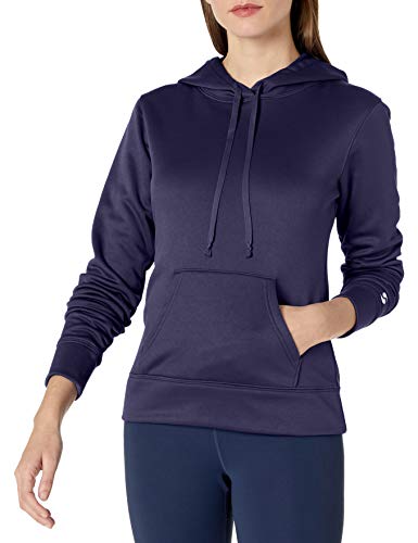 Soffe Women's Tech Fleeve Hoodie, Navy, Small