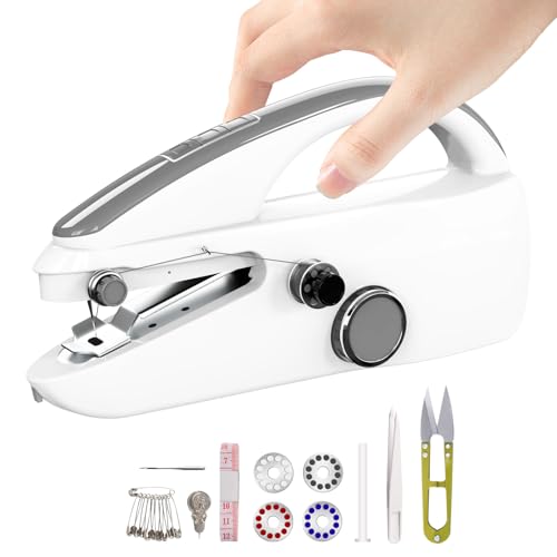 Handheld Sewing Machine,Two dear,Mini sewing machine,Easy to Use ...