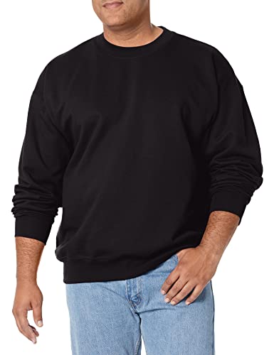 Hanes Men s Ultimate Cotton Heavyweight, Black, X-Large
