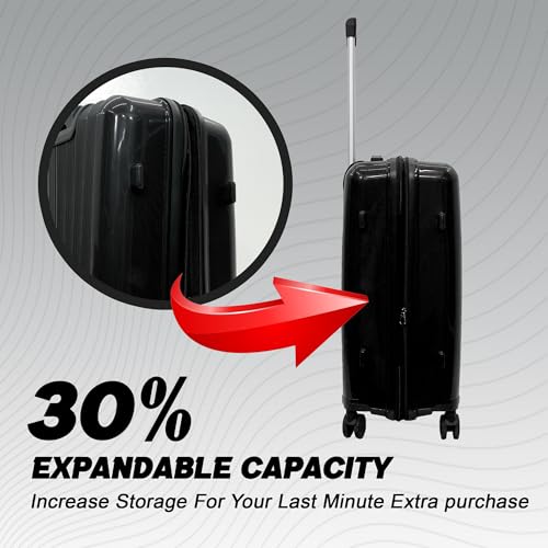 Image of AMERICAN TRAVELLER UrbanGlide Trolley Bag | Travel Suitcase | Premium Polypropylene Hard Shell, TSA-Type Lock, Silent Spinner Wheels, Durable Design
