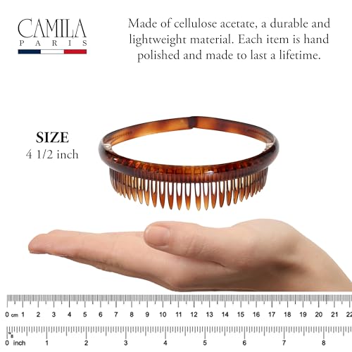 Camila AD109 French Headband For Women Tortoise Shell thumb #2
