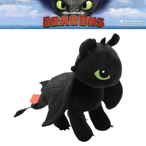 Image of Franco How to Train Your Dragon Toothless Bedding Super Soft Cozy Cuddle Pillow Buddy, (Officially Licensed Product) Collectibles (Pack of 6)