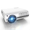 vidéoprojecteur, yaber 7000 lumens video projecteur full hd 1920 x 1080p retroprojecteur avec réglage trapézoïdal 4d et fonction de zoom, soutien 4k et son hifi, projecteur led pour home cinéma