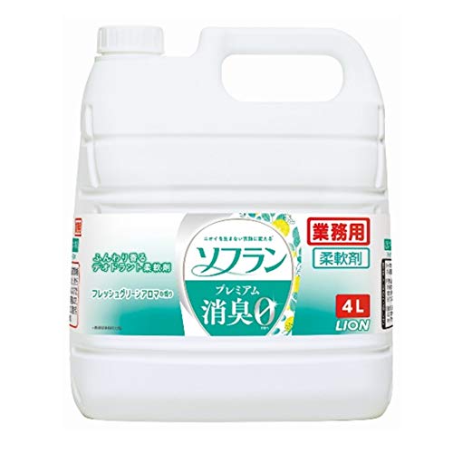 柔軟剤 フレッシュグリーンアロマの香り 4L