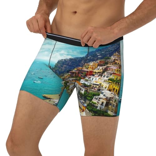 Blue Coast Positano Amalfi Italy Mens Boxer Brief Soft Underwear S-Xxl3