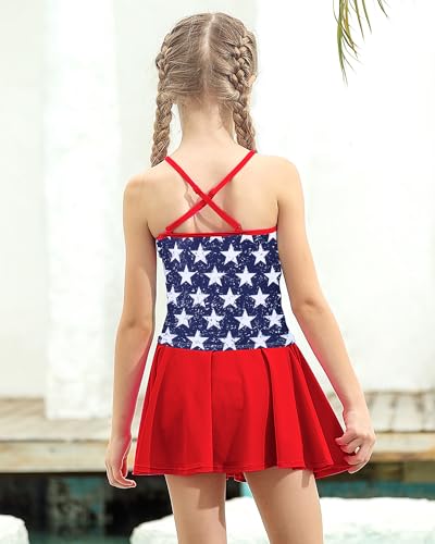 Image of Girls Tankini Swimsuit Bathing Suits Summer Beach Swimwear Size 4-12