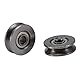 20 Stück V-Nut-Kugellager V623ZZ V-Nut-Riemenscheibe für Schienen-Linearbewegungssystem 3 Mm X 12 Mm X 4 Mm
