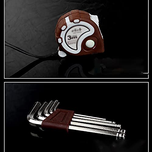 Werkzeugkasten 82-piece Toolbox Set Multifunktional Haushalt Werkzeug Kit Elektriker Toolbox mit elektrischer… – Bild 4