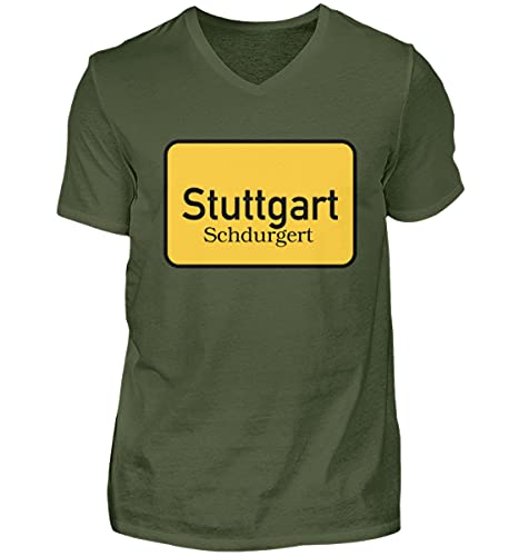 T-shirt Stuttgart col en V homme XX-Large vêtement manches courtes
