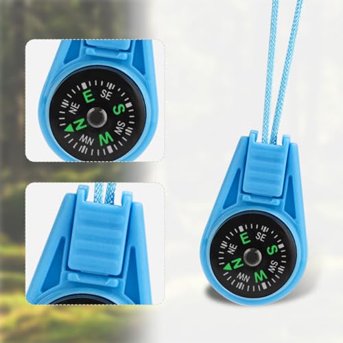 Brújula llavero mini portátil 27 piezas multicolor miniatura 4