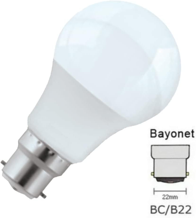 Auctionzltd 11w = 75w High 900 Lumen Super Bright B22 LED Standard Bayonet GLS Replacement BC Bulb Cool Daylight White 865 Lamp 6500k