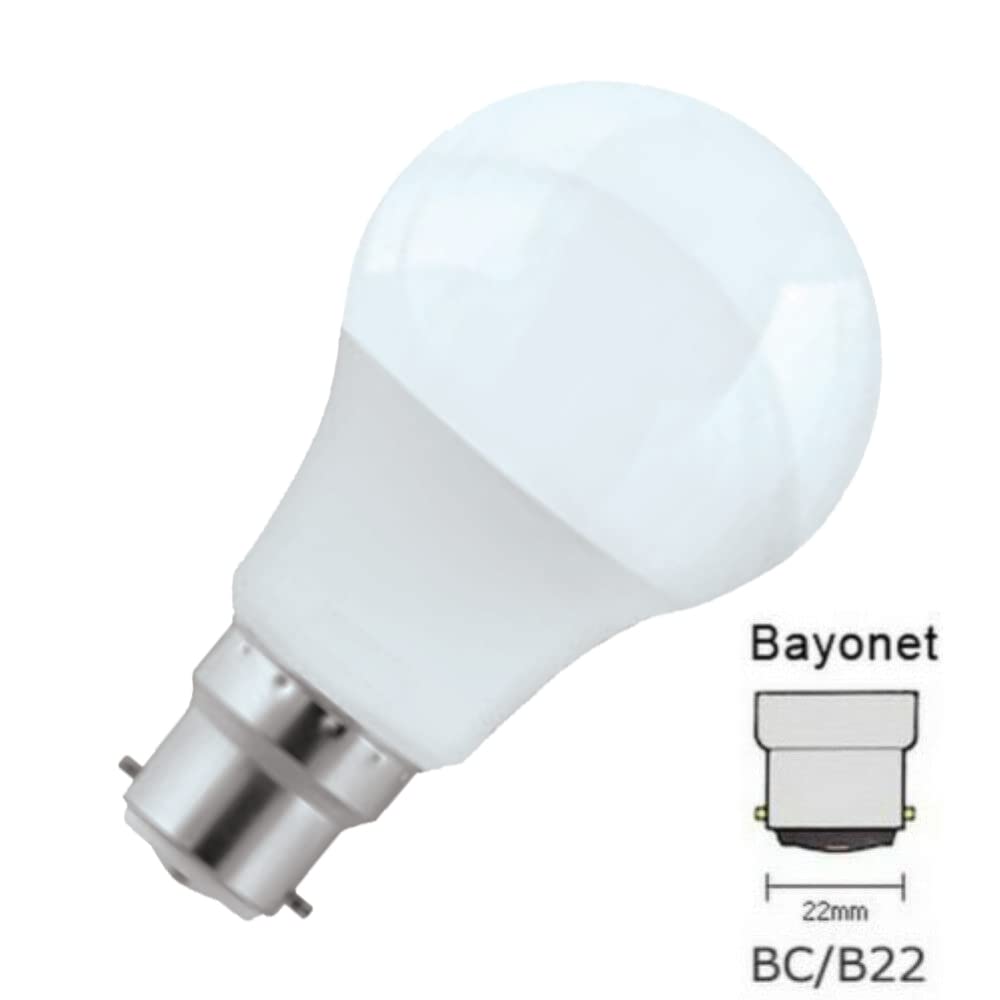 Auctionzltd 11w = 75w High 900 Lumen Super Bright B22 LED Standard Bayonet GLS Replacement BC Bulb Cool Daylight White 865 Lamp 6500k