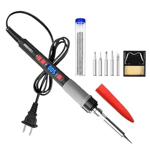 Kleine soldeer Tool, Elektrische Soldeerbout,Regelbare Temperatuur Solderen Tool Ijzer | Ergonomische Snelle Heating Handheld Solderen Machine voor Home Projecten Apparaat Reparatie