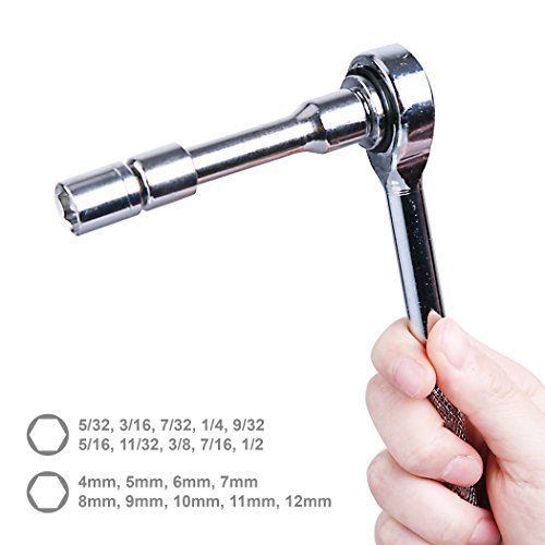 Cartman 122pcs Auto Tool Accessory Set, Drive Socket Set, Tool Kit Set, Electric Tool Set