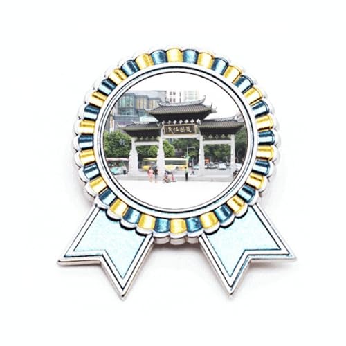 Broche photo architecture chinoise métal M pour affirmer votre style en shooting