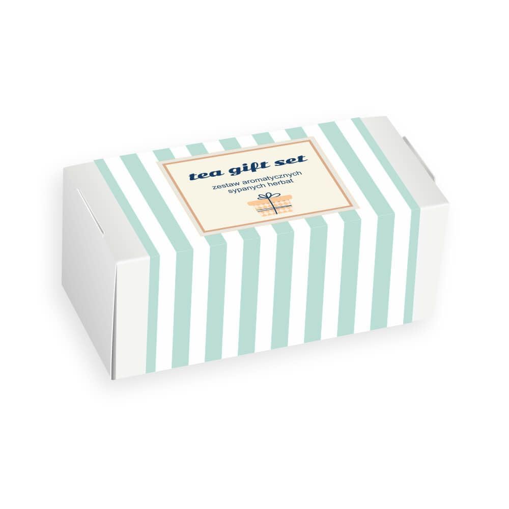 ZESTAW BIG BOX "TEA GIFT SET" - HERBATY SYPANE ŚWIECA SOJOWA KUBKI Z ZAPARZACZAMI NA PREZENT UPOMINEK DLA KOBIETY FACETA DZIEWCZYNY CHŁOPAKA MAMY TATY BABCI DZIADKA