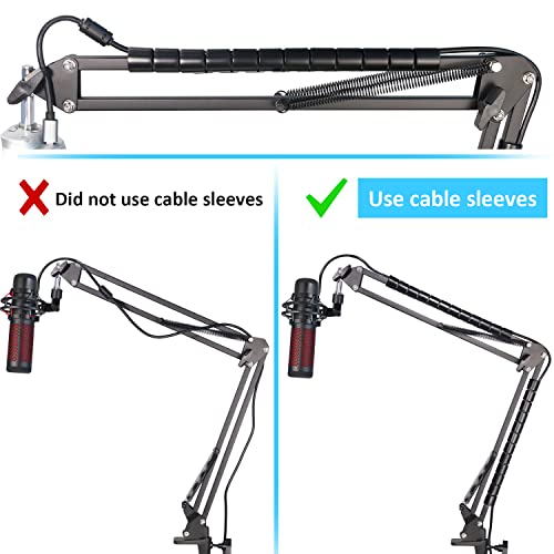 Hyperx Quadcast Mic Stand - Scissor Mic Boom Arm And 2 Cable Ties To Organize Cables Compatible With Hyperx Quadcast S To Improve Sound Quality By Youshares #TOP4