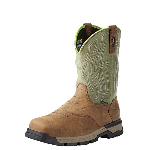 Image of Ariat Rebar Flex Western Waterproof Composite Toe Work Boot - Men's Leather Boots