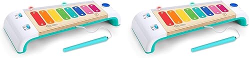 Baby Einstein Magic Touch Xilófono Juguete musical de madera con luces, a partir de 12 meses (paquete de 2)