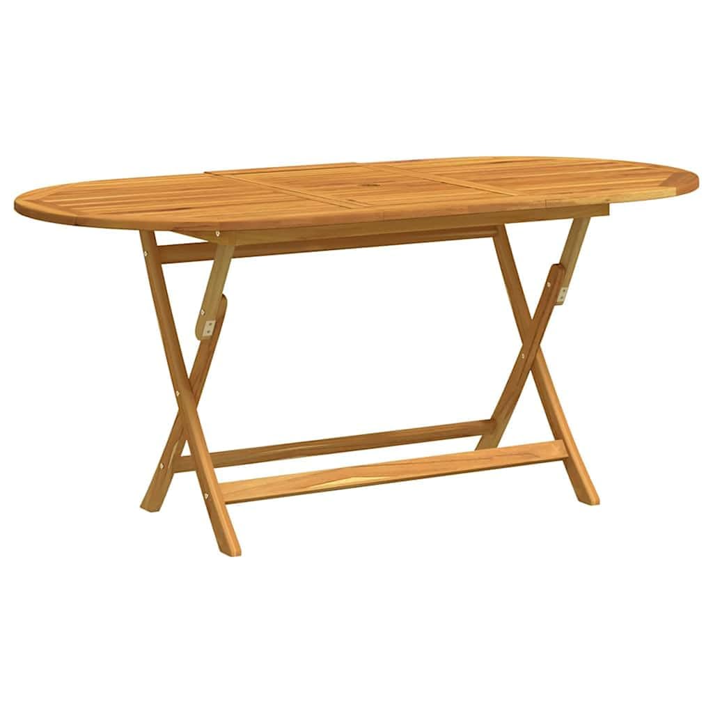 lite drewno eukaliptusowe składany ogrodowy brąz 160 x 85 x 75 cm