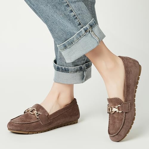 Image of VERDASCO Women's Loafers Comfort Slip-Ons Flat Work Shoes Casual Moccasins Penny Loafers Lady Dress Shoes