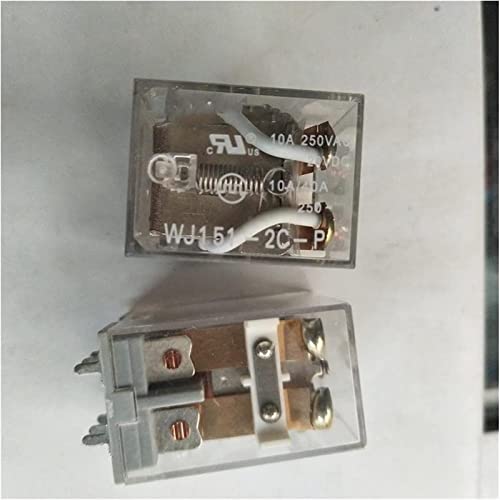 Relais WJ151-2C-P intermédiaire 10A 250VAC à 8 épingles pour circuit imprimé