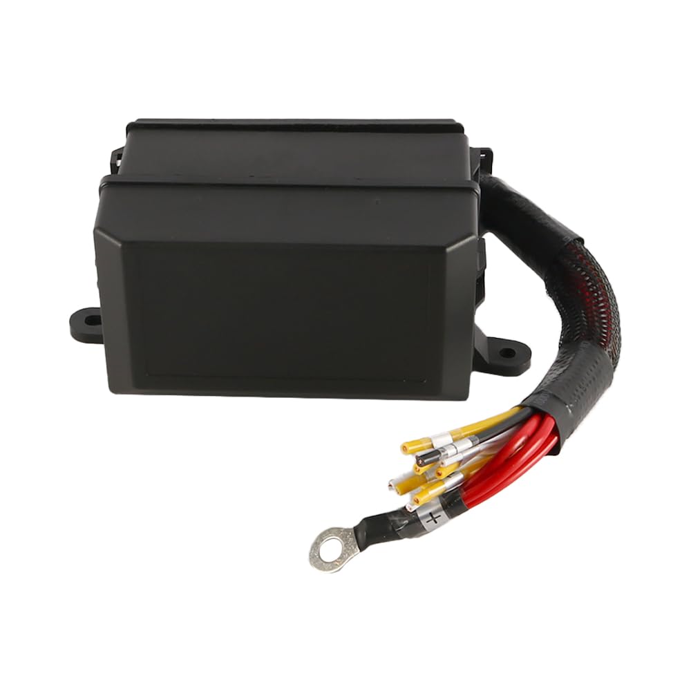 Caja de relé de 12V, fusibles de 6 ranuras, resistente al agua, para automóviles, barcos, vehículos marinos