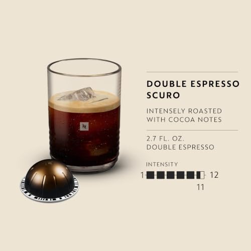 Image of Nespresso Vertuo, Double Espresso Scuro, Dark Roast, Espresso Pods, 30 Count (Pack of 10)