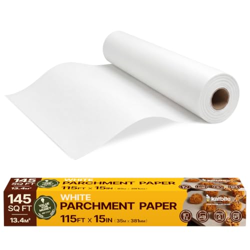 Katbite Heavy Duty Parchment Paper Roll, 15 in x 115 ft, 145...