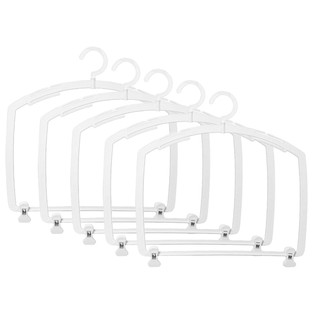 Cabilock 5pcs Womens Swimsuits Bathing Suits for Women Clothes Hanger Womens Bathing Suit Swim Suit Show Rack Swimming Suits for Women Men's Trousers White Wardrobe Plastic Women's