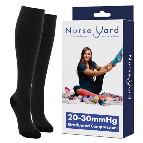 Nurse Yard 20-30mmHg Compression Socks