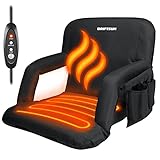 Driftsun Heated Stadium Seats with Back Support, Heated Bleacher Seat, Padded Heated Stadium Seats with Backs, Waterproof Heated Chairs Outdoor Sports