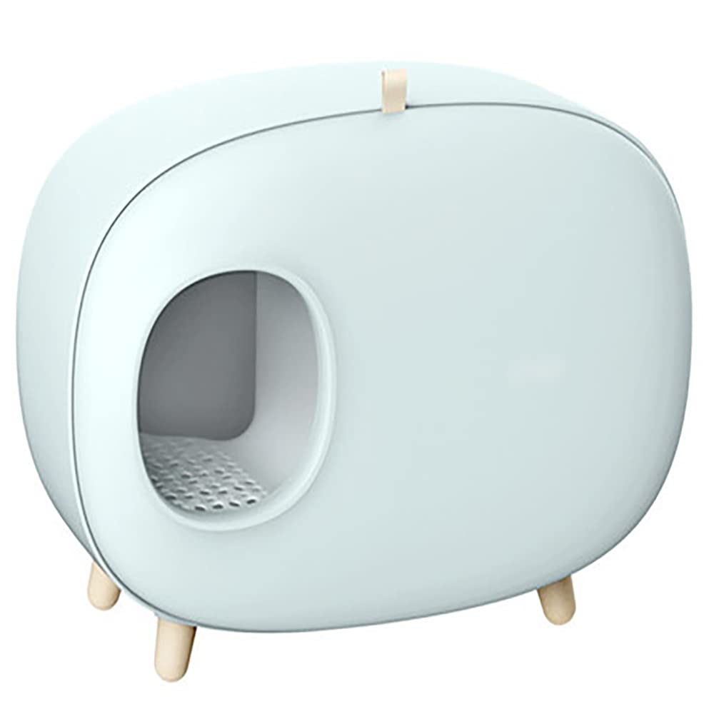 OUYAD Cat Litter Box, Closed Design, Easy to Clean, Prevent Sand Leakage, Easy to Assemble and Large in Space. Cat Litter Box Size: 60.445.738.5Cm