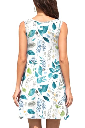 Image of WEACZZY Women Summer Casual Swing T Shirt Dresses Beach Cover up Loose Dress