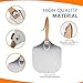 SKH Premium Aluminum Pizza Peel with Foldable Wooden Handle & Rocker Cutter -Large 23
