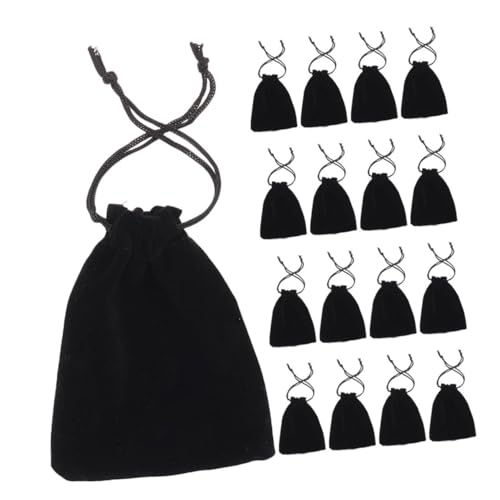 MOTHNUR 30個 ジュエリー パッケージ バッグ ポータブル ジュエリー ポーチ 旅行 巾着 ポーチ 収納 巾着 ネックレス バッグ