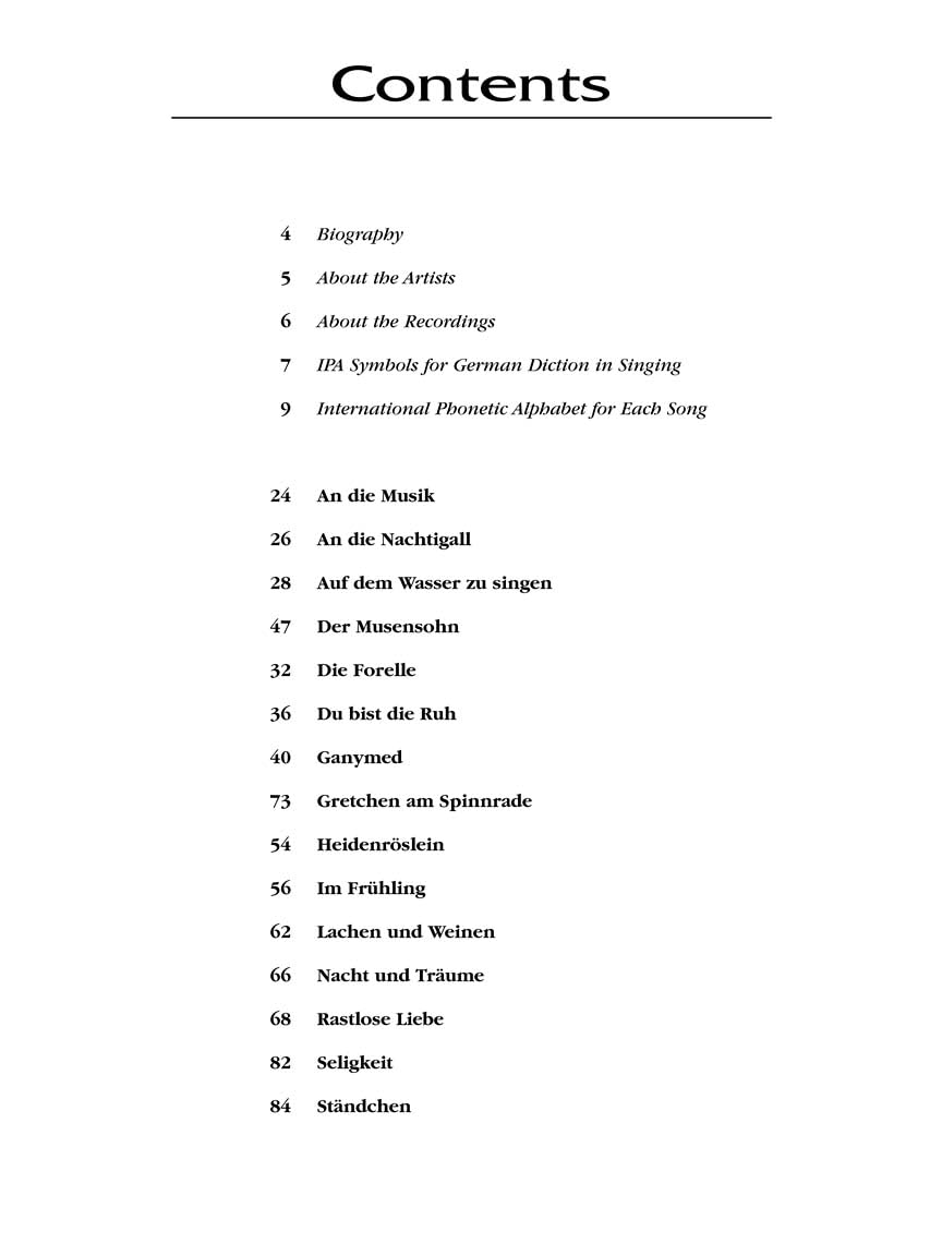 Franz Schubert: 15 Selected Songs Book/Online Audio (The Vocal Library) - Image 3