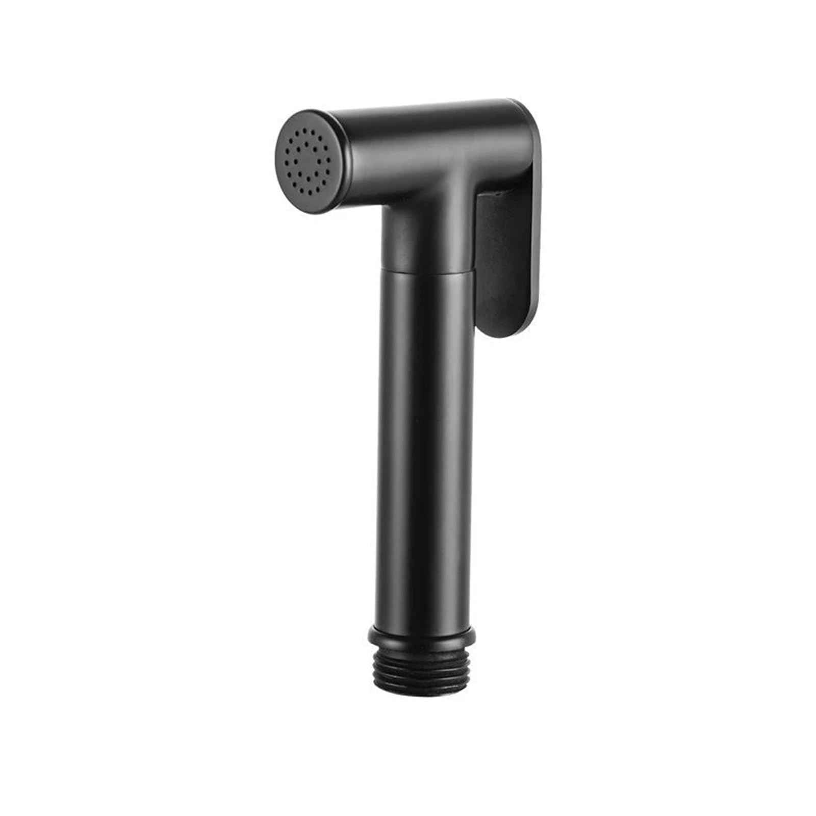 1 Uds. Grifo de bidé de latón, juego de pulverizador for el bidé, pulverizador de mano, pulverizador de baño, ducha higiénica (Color : Round Black, Size : G1/2)