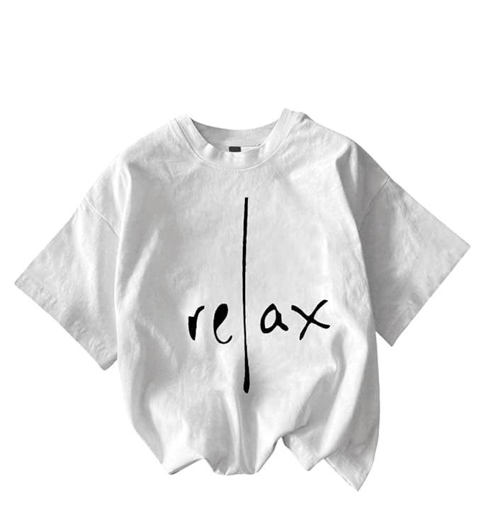 Image of Jawdrobe Women's Graphic Printed T-Shirt Soft Cotton Blend Tee for Everyday Style | Oversized Fit Half Sleeve Printed Round Neck T-Shirt for Women