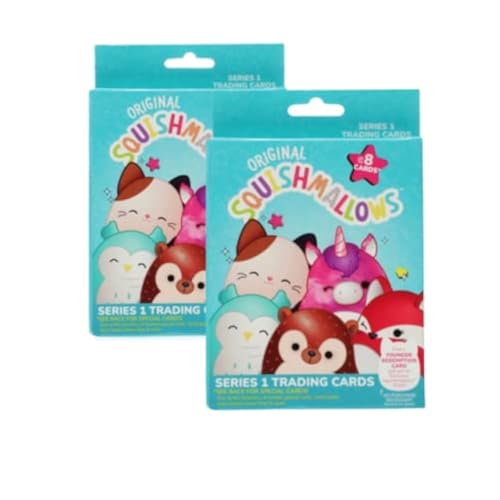 Image of Squishmallows Official Kellytoy Series 1 Trading Cards (Pack of 2)