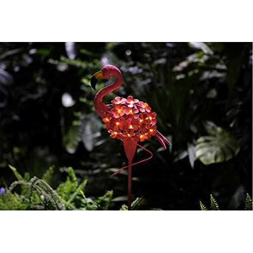Yqt2016 Outdoor Pink Flamingo Garden Solar Lights, Pathway, Yard Stake Lights, Waterproof Warm White Led Light For Lawn,Patio Or Courtyard Decorative #TOP4