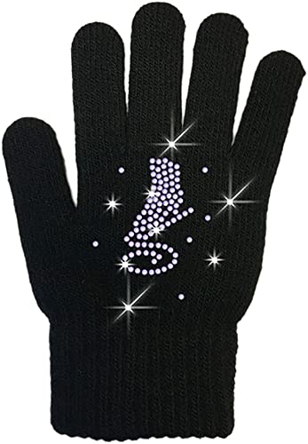 ChloeNoel Ice Skating Gloves - GV22-BB/Skate Crystals