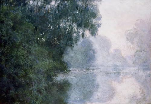 Peinture Monet Effet de Brume pour habiller un grand mur vide avec élégance