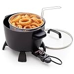 Presto 8-Quart Big Kettle, Steamer and Deep Fryer Multi-Cooker, Black - Image 2