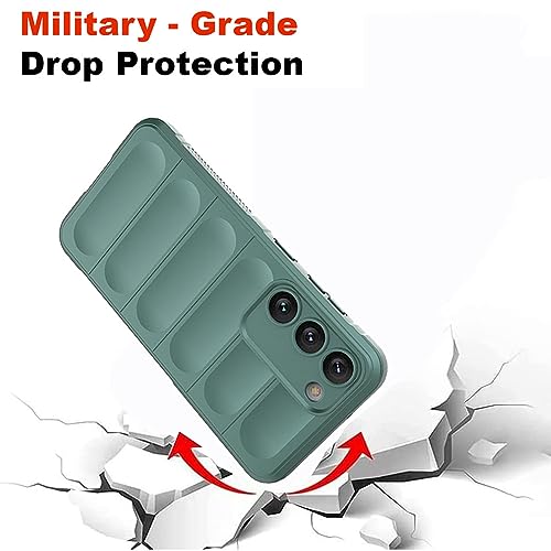 Image of Amazon Brand- Solimo Basic Case for Samsung Galaxy S23 5G (Silicone Green)