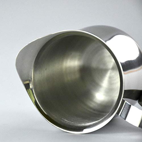Jarra de aço inoxidável para café latte espumar arte jarro copo copo ferramenta de artesanato de coz